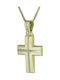 Triantos Herren Gold Kreuz 14K