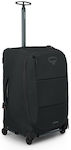 Osprey Ozone Travel Suitcase Fabric Black with 4 Wheels