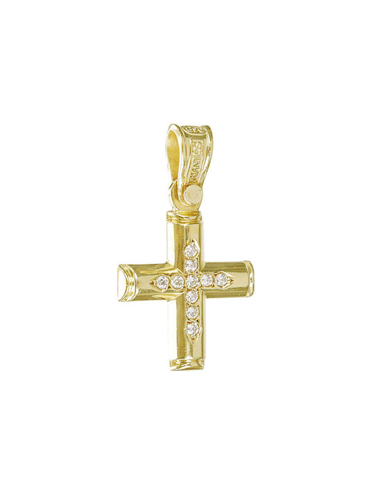 Triantos Damen Gold Kreuz 14K