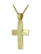 Triantos Femeiesc Aur Cruce 14K