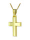 Triantos Men's Gold Cross 14K