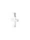 Triantos Men's White Gold Cross 14K