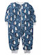 Ako Winter Sleeping Bag with Feet 2.5 Tog Blue