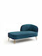 Recliner Samt Blau L162xW159xH81cm
