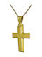 Triantos Men's Gold Cross 14K