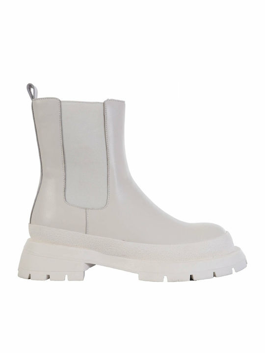 Favela Women's Leather Boots White
