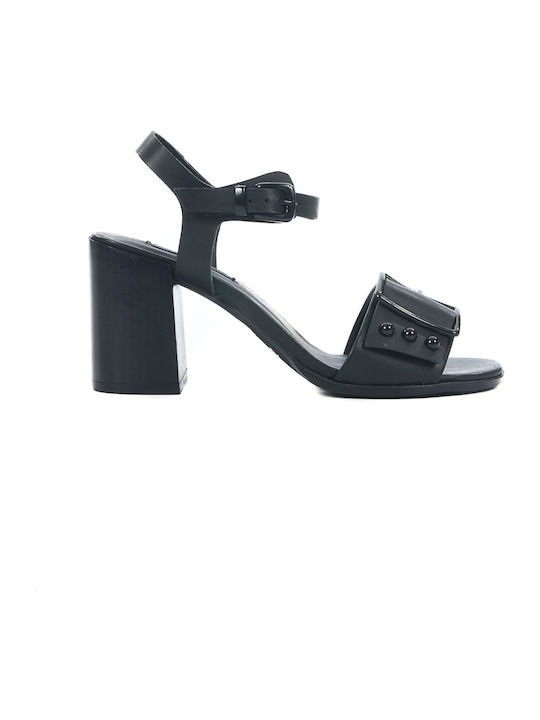 Zinda Leather Sandals Black