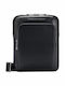 Porsche Leder Herrentasche Schulter / Crossbody Schwarz