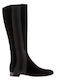 Suede Women's Boots Black