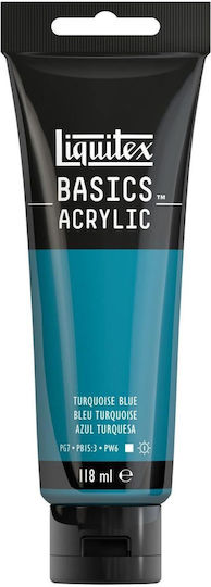 Liquitex Basics Ακρυλικό Χρώμα Ζωγραφικής 046 Turgoise Blue 118ml