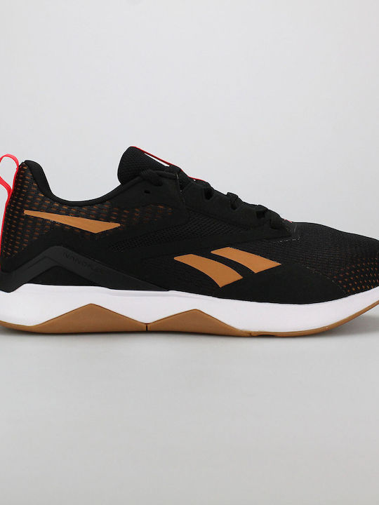 Reebok Nanoflex Ανδρικά Αθλητικά Παπούτσια για Προπόνηση & Γυμναστήριο Μαύρα