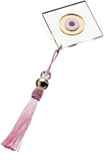 Georgiou Hängend Glücksbringer Brenner Rosa aus Plexiglas 20cm 1Stück