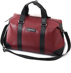 Silver & Polo Sack Voyage Burgundisch L60cm.