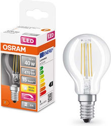 Osram LED Bulbs for Socket E14 Warm White 470lm Dimmable 1pcs