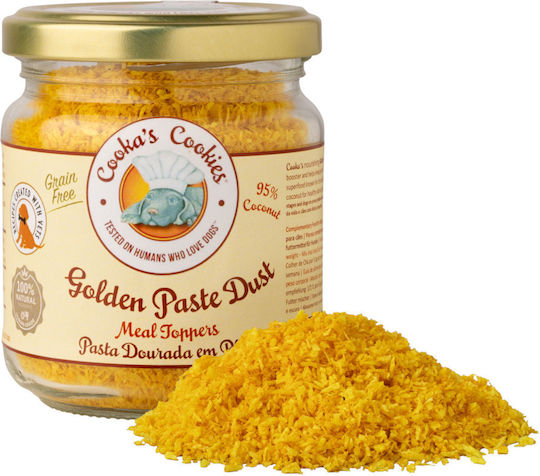 Cooka’s Cookies Golden Paste Μπισκότο Σκύλου χωρίς Γλουτένη με Συκώτι, Σιτάρι, Βότανα και Δημητριακά 65gr