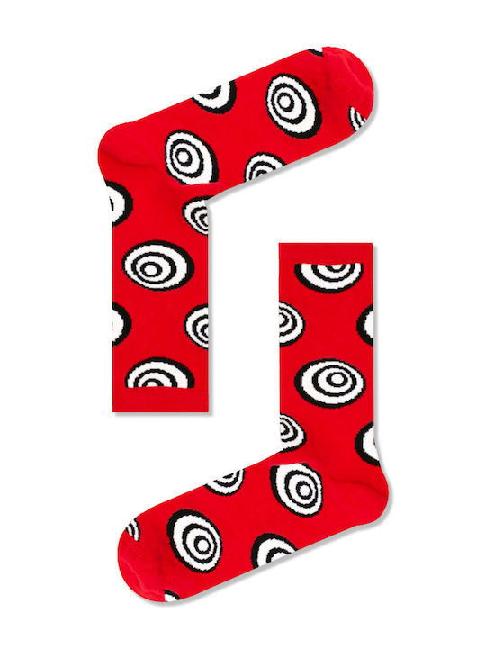 Blanc Socks Dartboard Socks Red
