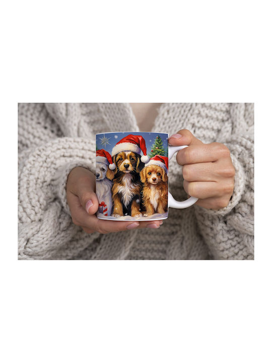 Christmas Mug Ceramic White 1pcs