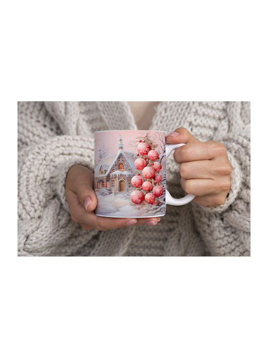 Christmas Mug Ceramic White 1pcs