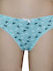 HNX Baumwolle Damen Slip Turquoise