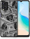 Smartfits Money Dollars Back Cover Gri (Vivo Y33s)