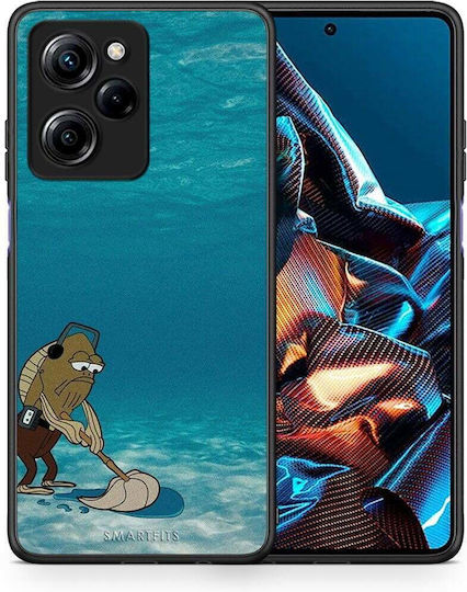 Smartfits Clean The Ocean Umschlag Rückseite Hellblau (Poco X5 Pro) 8469440397651_46831831318867