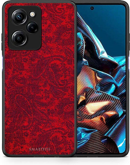 Smartfits Paisley Cashmere Back Cover Red (Poco X5 Pro) 8431512322387_46711818781011