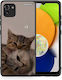 Smartfits Cats In Love Back Cover (Galaxy A03)