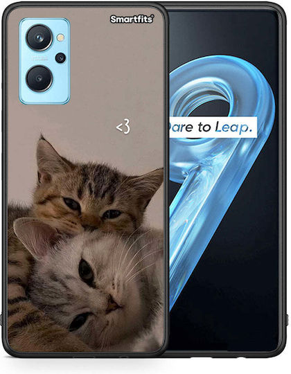Smartfits Cats In Love Задна корица Бежов (Опо А96)