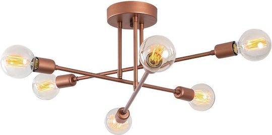 Asir Group Deckenleuchte 64cm Kupfer mit Fassung E27