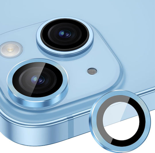 Lito S+ Camera Protection Tempered Glass Blue for the iPhone 15 / 15 Plus