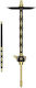 Hookah Ναργιλές Μονός Μαύρος 68cm