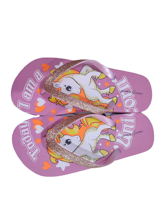 Παιδικές Σαγιονάρες Flip Flops Ροζ