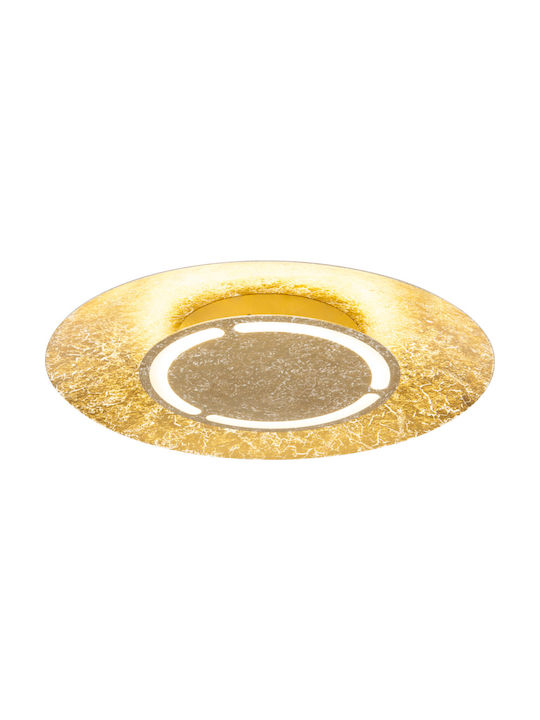 Globo Lighting Tabea Μεταλλική Πλαφονιέρα Οροφής σε Χρυσό χρώμα