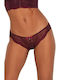 Gossard Superboost Femeie Alunecare cu Dantelă Burgundy