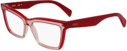 Liu Jo Femei Plastic Rame Ochelari Roșu LJ2783-749