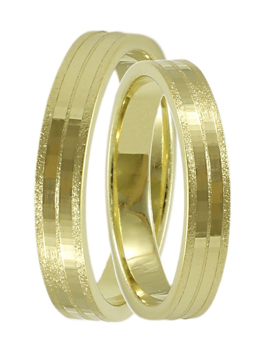 Matteo Wedding Ring Gold Plated