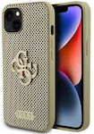 Guess 4g Glitter Back Cover Metallic Gold (iPhone 13)