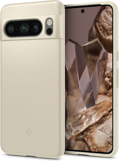 Spigen Thin Fit Back Cover Silicone / Plastic Beige (Google Pixel 8 Pro)