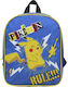 Pokemon Pikachu Ghiozdan De Spate Grădinița Albastru