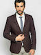 Men's Suit Jacket burgundy