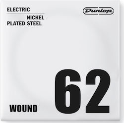 Dunlop DEN62 Single Electric Guitar String Nickel Wound 62 Inches Dunlop DEN62 Single Electric Guitar String Nickel Wound 62 Inches