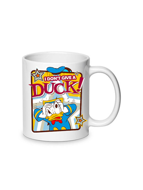 Donald Duck I Dont Give A Duck Mug Ceramic no7 330ml