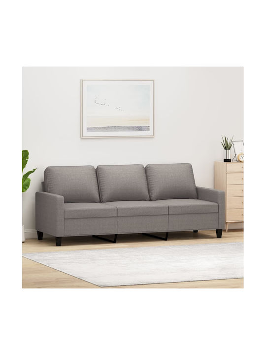Триместен Диван Текстил Beige / Gray 198x77x80см.