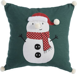 Nef-Nef Homeware Christmas Decorative Pillow Square Green 45x45pcs