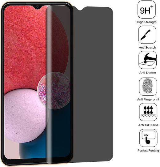 Anti Spy Privacy Full Face Tempered Glass (Galaxy A13)
