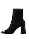 Suede Women's Ankle Boots Black