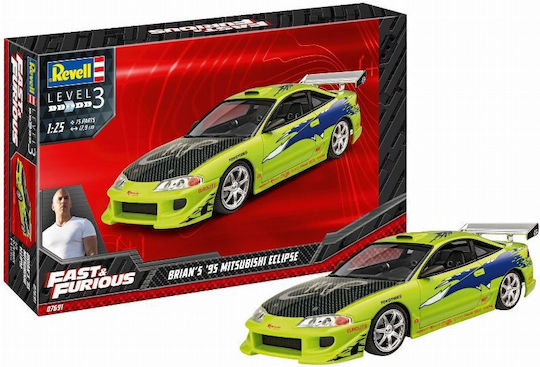 Revell Mitsubishi Fast & Furious - Brian's Modellfigur Auto im Maßstab 1:25