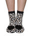 Noidinotte Γυναικείες Κάλτσες Animal Print Black Leopard