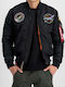 Ma-1 Vf Nasa Men's Winter Jacket black/lilac