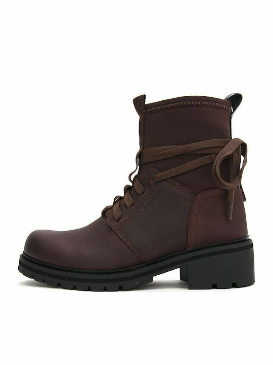 G-Star Raw Deline Ankle Boots Burgundisch
